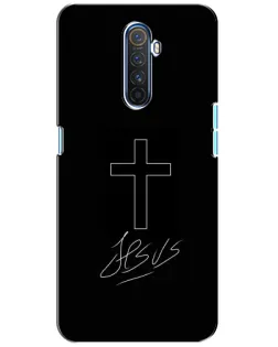 Чехол для Realme X2 Pro с картинкой «Графический крест Jesus»