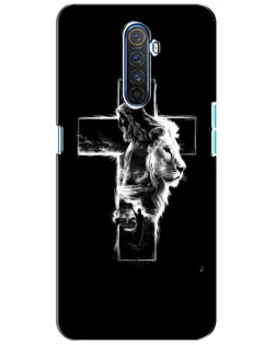 Чехол для Realme X2 Pro с картинкой «Сияющий крест Jesus»