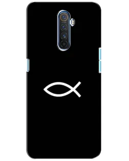 Чехол для Realme X2 Pro с картинкой «Символ рыбы Jesus»