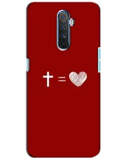 Чехол для Realme X2 Pro с картинкой «Уравнение любви»