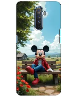 Чохол для Realme X2 Pro з картинкою «Міккі на лавці»
