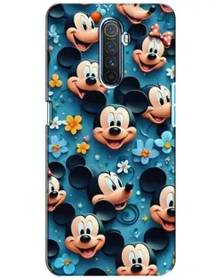 Чохол для Realme X2 Pro з картинкою «Паттерн Міккі та Мінні»