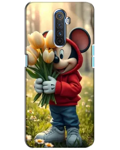 Чохол для Realme X2 Pro з картинкою «Міккі з тюльпанами»