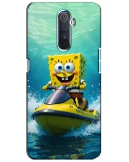 Чохол для Realme X2 Pro з картинкою «Спанч Боб на гідроциклі»