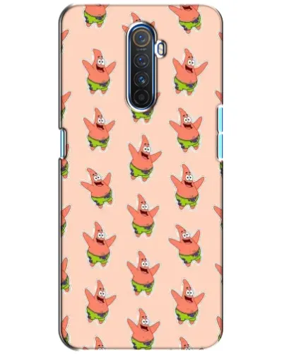 Чохол для Realme X2 Pro з картинкою «Патрік Стар паттерн»