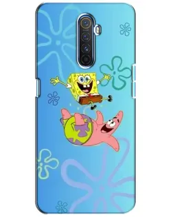 Чохол для Realme X2 Pro з картинкою «Спанч Боб та Патрік»