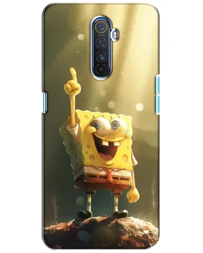 Чохол для Realme X2 Pro з картинкою «Сяючий Спанч Боб»