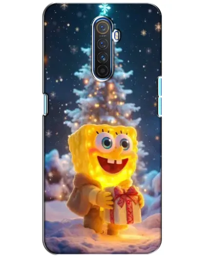 Чохол для Realme X2 Pro з картинкою «Різдвяний Спанч Боб»