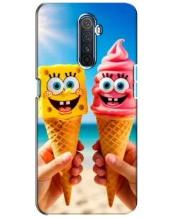Чохол для Realme X2 Pro з картинкою «Спанч Боб морозиво»