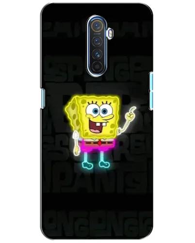 Чохол для Realme X2 Pro з картинкою «Неоновий Губка Боб»