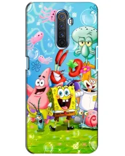 Чохол для Realme X2 Pro з картинкою «Губка Боб та друзі»