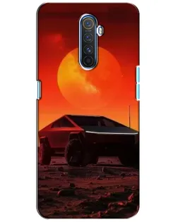 Чохол для Realme X2 Pro з картинкою «Cybertruck на Марсі»