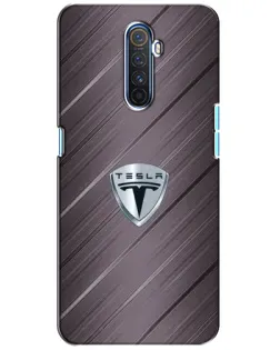 Чохол для Realme X2 Pro з картинкою «Металева текстура Tesla»