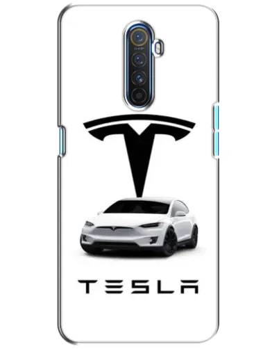 Чохол для Realme X2 Pro з картинкою «Tesla White Style» Чохол для Realme X2 Pro з картинкою «Tesla White Style»