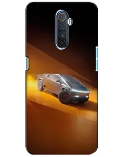 Чохол для Realme X2 Pro з картинкою «Cybertruck у пустелі»