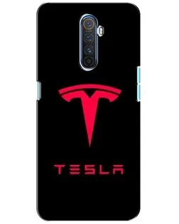 Чохол для Realme X2 Pro з картинкою «Tesla Red Logo»