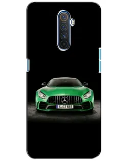Чохол для Realme X2 Pro з картинкою «Mercedes — неоновий лого»