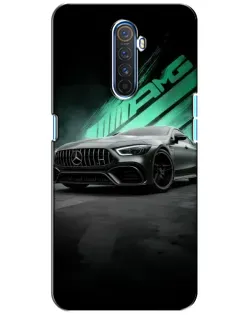 Чохол для Realme X2 Pro з картинкою «Темний Mercedes AMG»