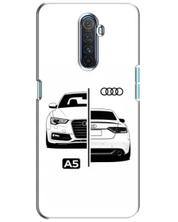 Чохол для Realme X2 Pro з картинкою «Audi — контрастний дизайн»