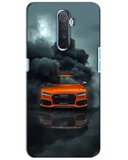 Чохол для Realme X2 Pro з картинкою «Audi у хмарах диму»
