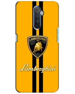 Чохол для Realme X2 Pro з картинкою «Lamborghini Stripe жовтий»