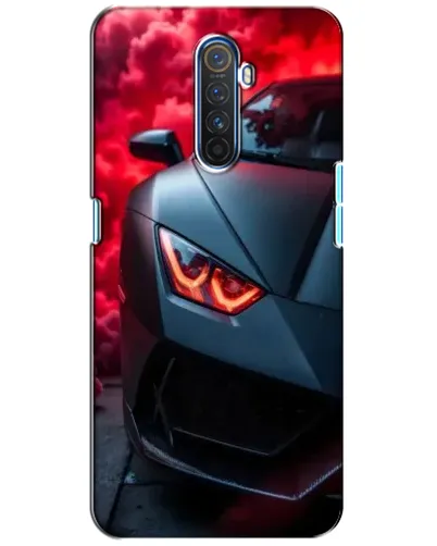 Чехол для Realme X2 Pro с картинкой «Lamborghini красное сияние»