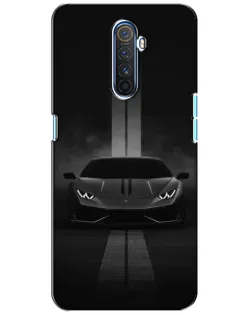 Чехол для Realme X2 Pro с картинкой «Lamborghini симметрия дорог»