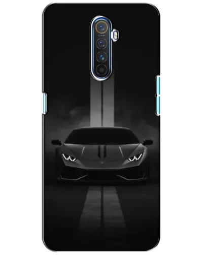 Чехол для Realme X2 Pro с картинкой «Lamborghini симметрия дорог»