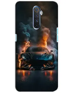 Чехол для Realme X2 Pro с картинкой «Lamborghini дымная эстетика»