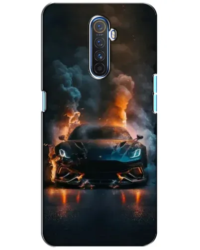 Чехол для Realme X2 Pro с картинкой «Lamborghini дымная эстетика»