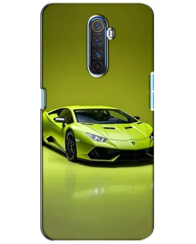 Чехол для Realme X2 Pro с картинкой «Салатовый Lamborghini Huracan»