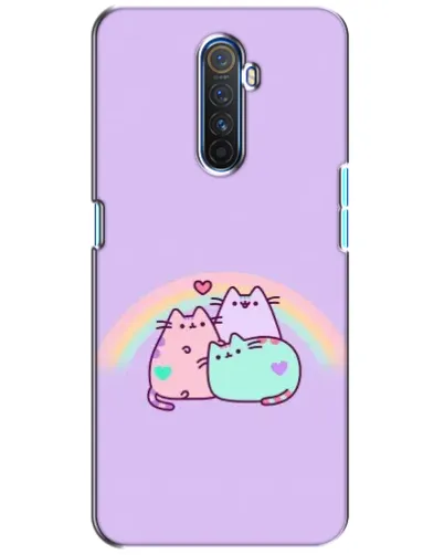 Чехол для Realme X2 Pro с картинкой «Радужные Пушины» Чехол для Realme X2 Pro с картинкой «Радужные Пушины»