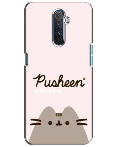 Чехол для Realme X2 Pro с картинкой «Pusheen логотип» Чехол для Realme X2 Pro с картинкой «Pusheen логотип»