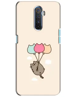 Чехол для Realme X2 Pro с картинкой «Пушин на шариках»