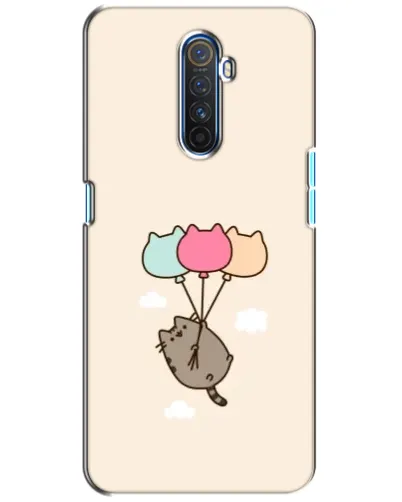 Чехол для Realme X2 Pro с картинкой «Пушин на шариках» Чехол для Realme X2 Pro с картинкой «Пушин на шариках»