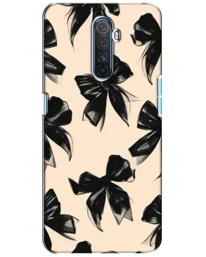Чохол для Realme X2 Pro з картинкою «Патерн чорні банти» Чохол для Realme X2 Pro з картинкою «Патерн чорні банти»