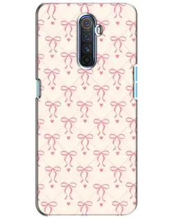 Чохол для Realme X2 Pro з картинкою «Рожеві бантики Coquette»