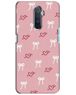 Чохол для Realme X2 Pro з картинкою «Серця та банти»