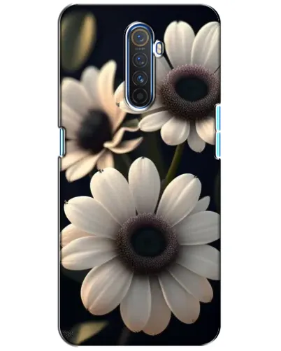 Чехол для Realme X2 Pro с картинкой «Белые маргаритки макро»