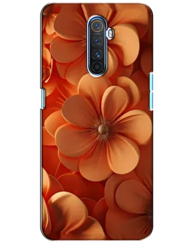Чехол для Realme X2 Pro с картинкой «Оранжевый макро цветок»