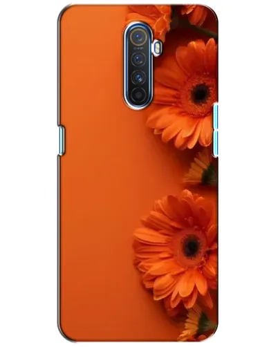 Чехол для Realme X2 Pro с картинкой «Оранжевые герберы»
