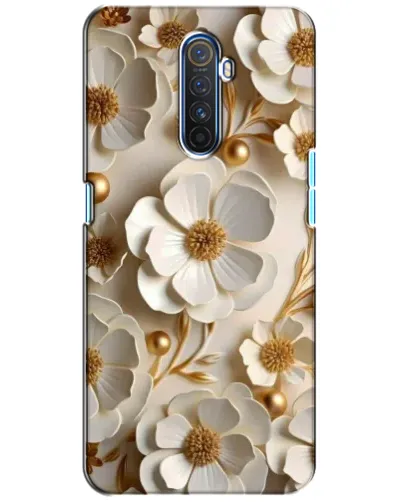 Чехол для Realme X2 Pro с картинкой «Белие бумажние  цвети»