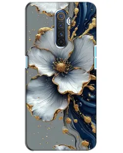 Чохол для Realme X2 Pro з картинкою «Біла квітка та золотий флюїд» Чохол для Realme X2 Pro з картинкою «Біла квітка та золотий флюїд»