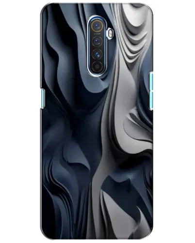 Чохол для Realme X2 Pro з картинкою «Об'ємні сині складки» Чохол для Realme X2 Pro з картинкою «Об'ємні сині складки»