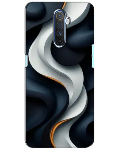 Чохол для Realme X2 Pro з картинкою «Об'ємні чорно-білі стрічки» Чохол для Realme X2 Pro з картинкою «Об'ємні чорно-білі стрічки»