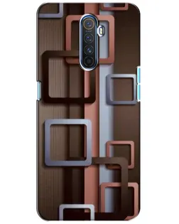 Чохол для Realme X2 Pro з картинкою «Коричневі об'ємні квадрати» Чохол для Realme X2 Pro з картинкою «Коричневі об'ємні квадрати»
