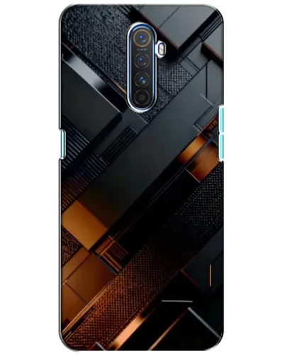 Чохол для Realme X2 Pro з картинкою «Чорні геометричні блоки» Чохол для Realme X2 Pro з картинкою «Чорні геометричні блоки»