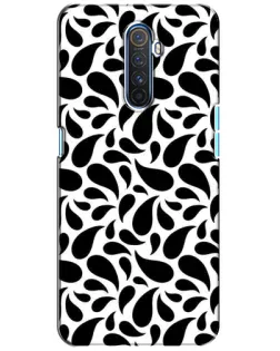 Чохол для Realme X2 Pro з картинкою «Контрастні чорні краплі»