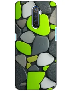 Чохол для Realme X2 Pro з картинкою «Яскрава неонова галька»