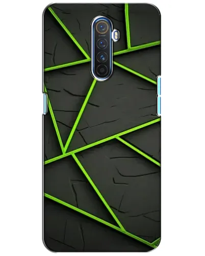 Чохол для Realme X2 Pro з картинкою «Зелені геометричні лінії» Чохол для Realme X2 Pro з картинкою «Зелені геометричні лінії»